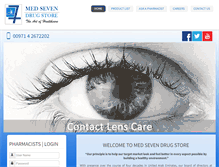 Tablet Screenshot of medsevendrugstore.com